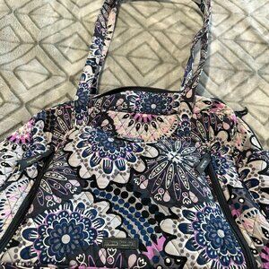 Vera Bradley Baby Diaper Bag with Changing Pad - EUC - Mimosa Medallion